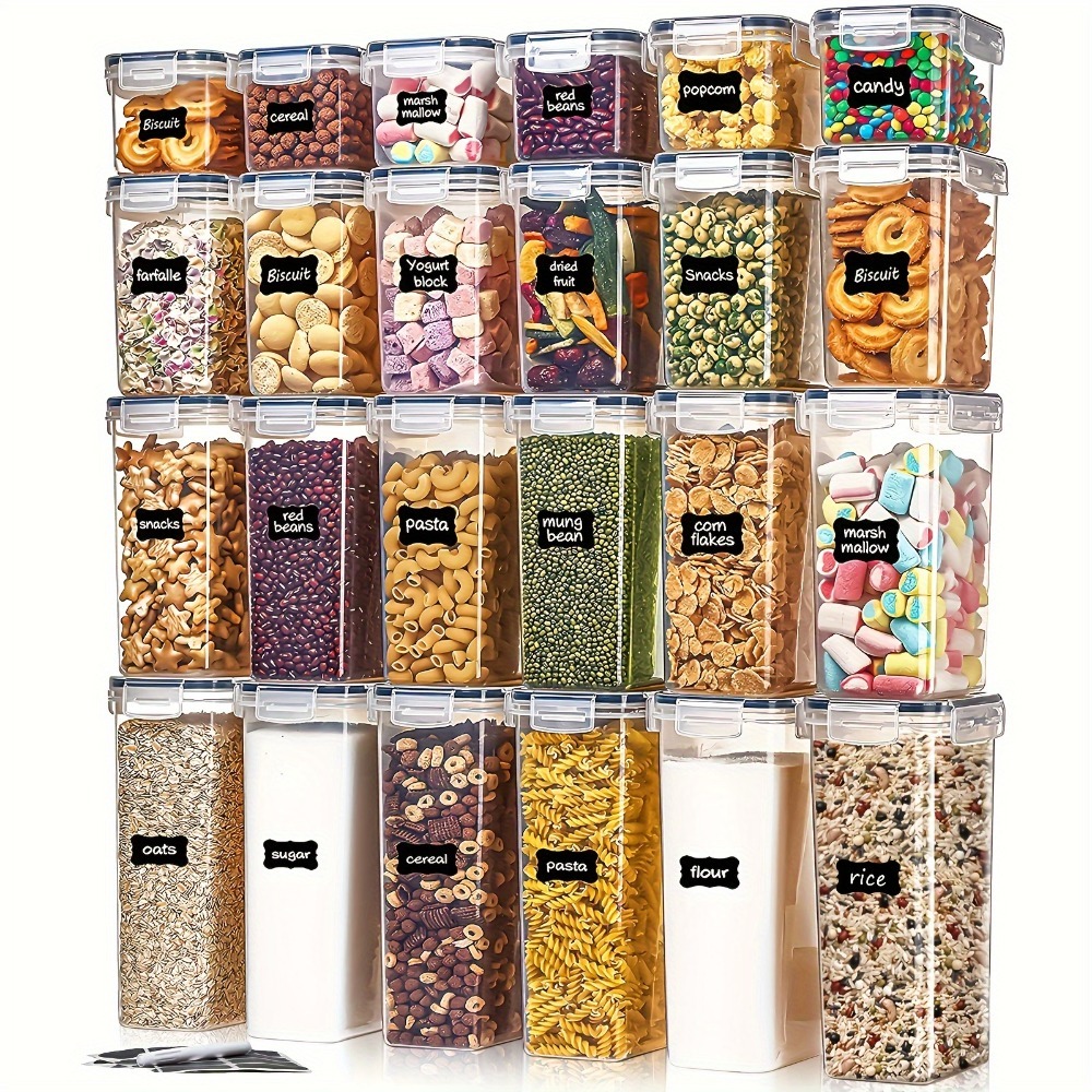 Kitchen Baking Tins - 24 adet gıda saklama kapları 12