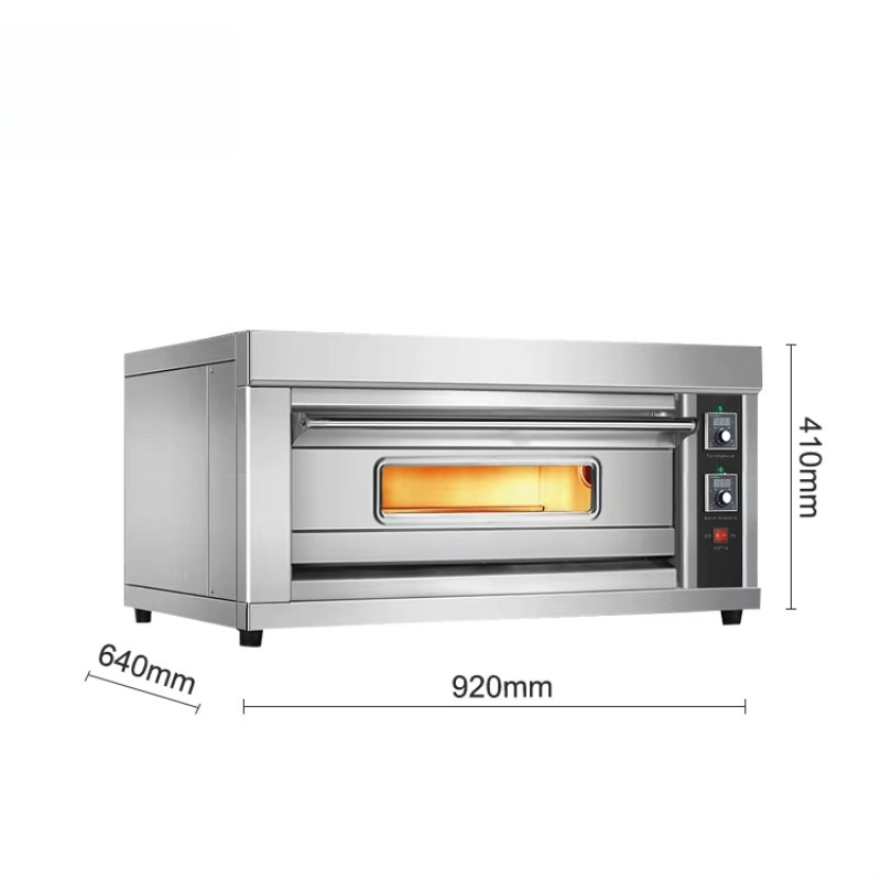 Commercial Kitchen Baking Oven - Özelleştirilmiş Elektrikli Tabanlı Fırın 1 Katlı