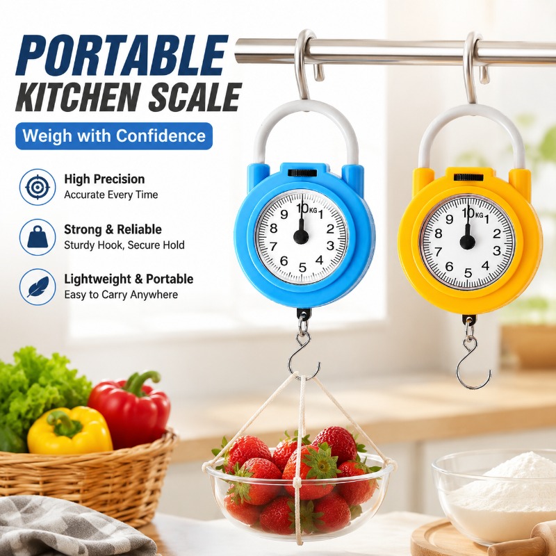 Kitchen Scale Precise - Taşınabilir Elektronik Mutfak Terazisi, Yiyecek Tartımı