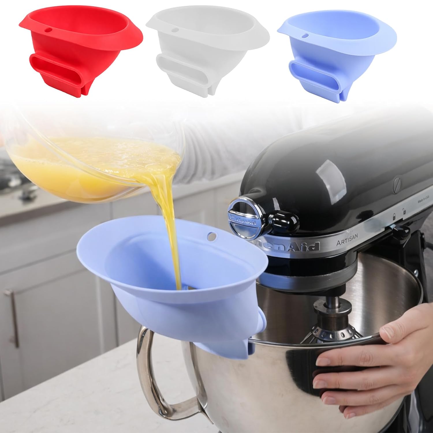 Kitchen Aid Baking Bread - KitchenAid Mikser Silikon Un Hunisi Mavi
