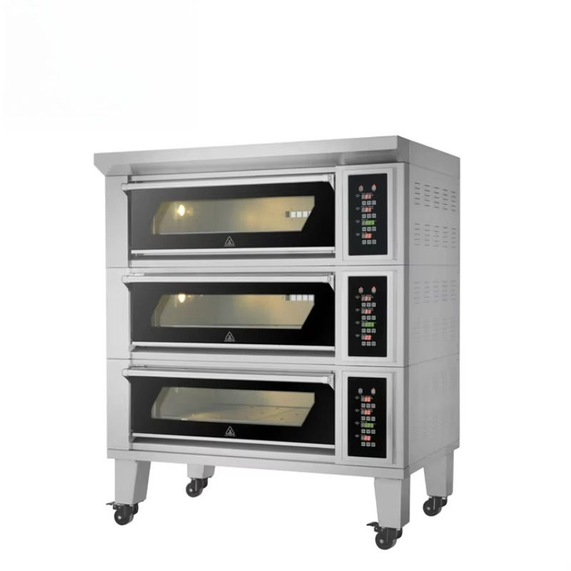 Commercial Kitchen Baking Oven - Özelleştirilmiş Elektrikli Tabanlı Fırın 1 Katlı