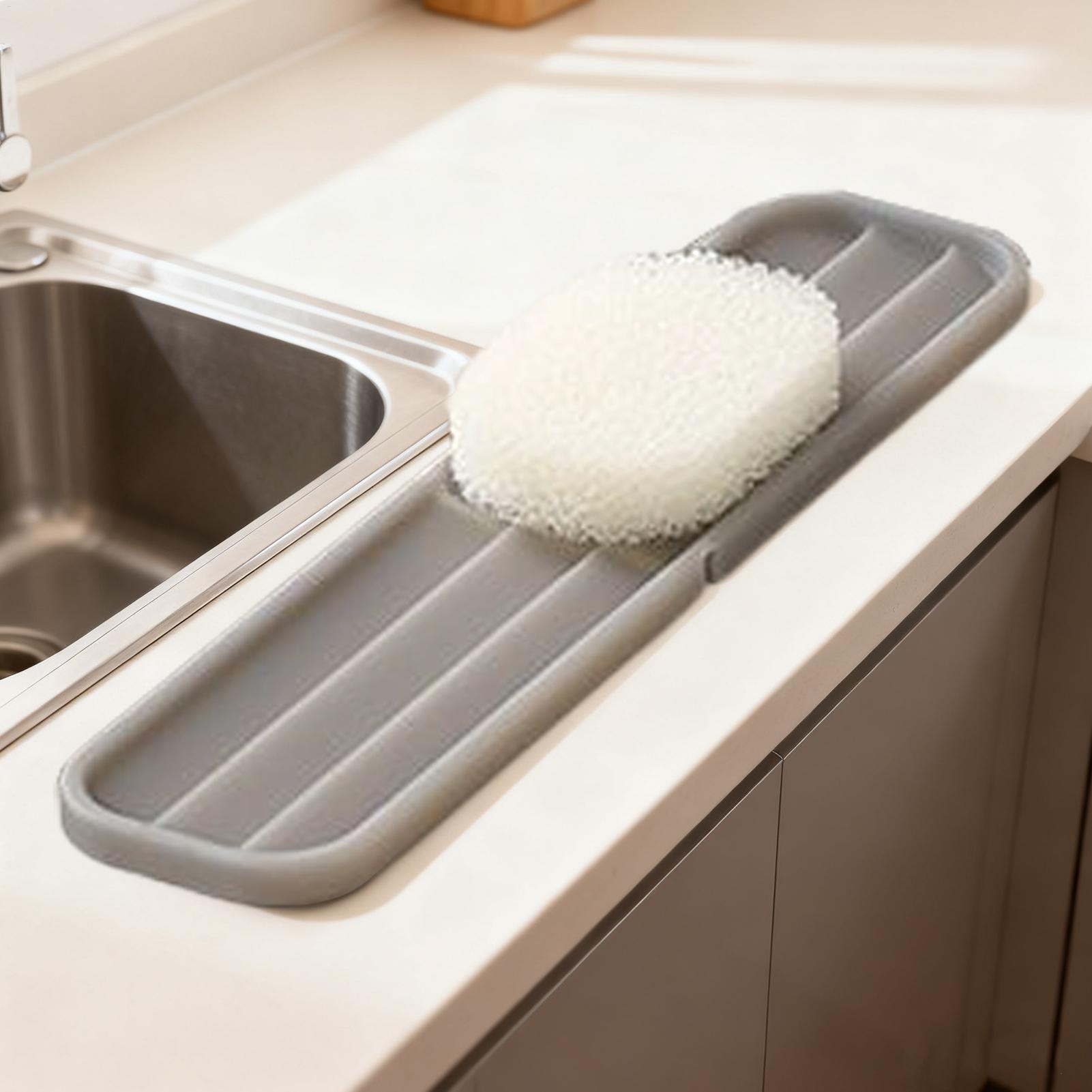 Kitchen Baking Counter - Bulaşık Kurutma Matı Kaymaz Ped 17.7