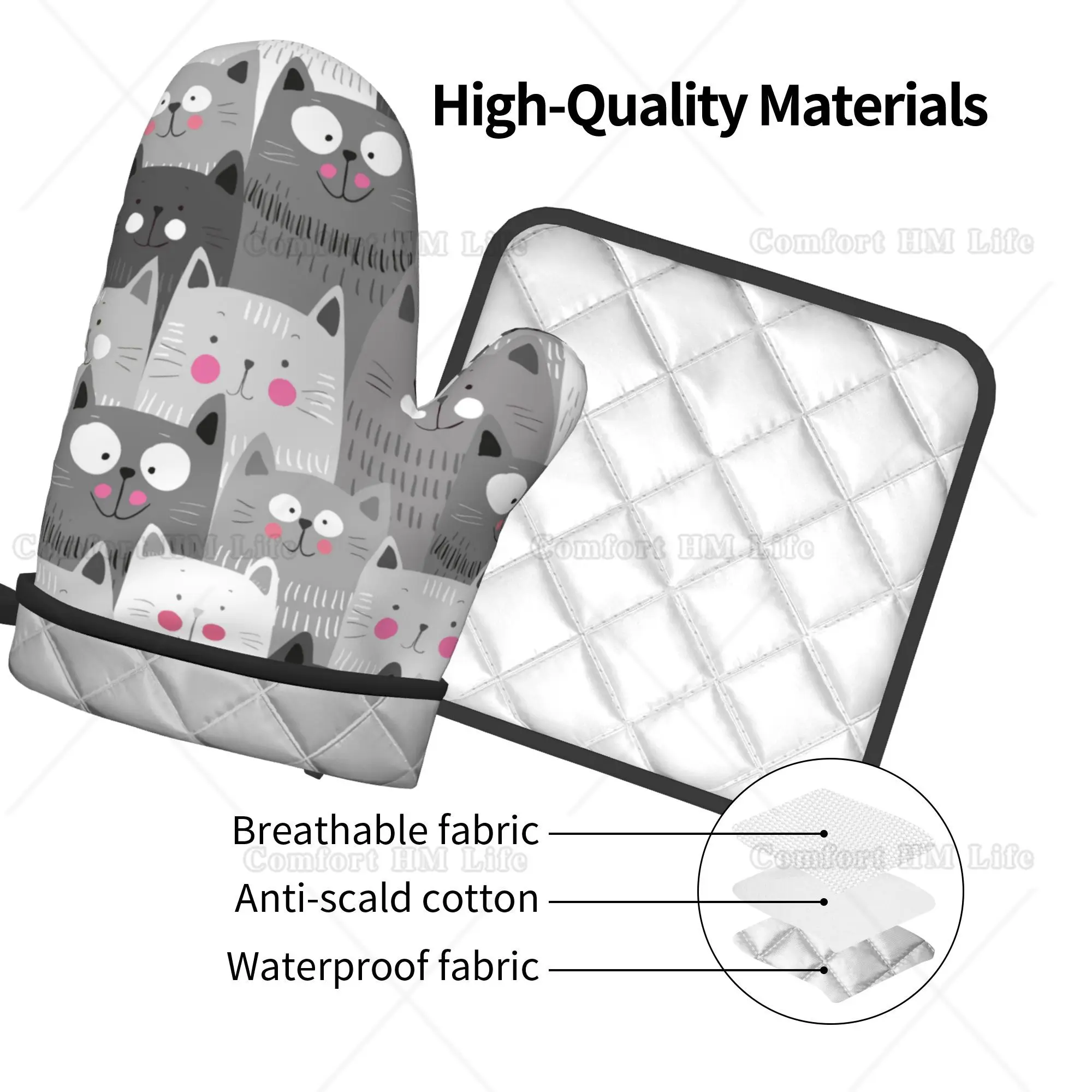 Sevimli kediler fırın eldiveni - Kitchen Baking Counter incelemesi ve fiyatı