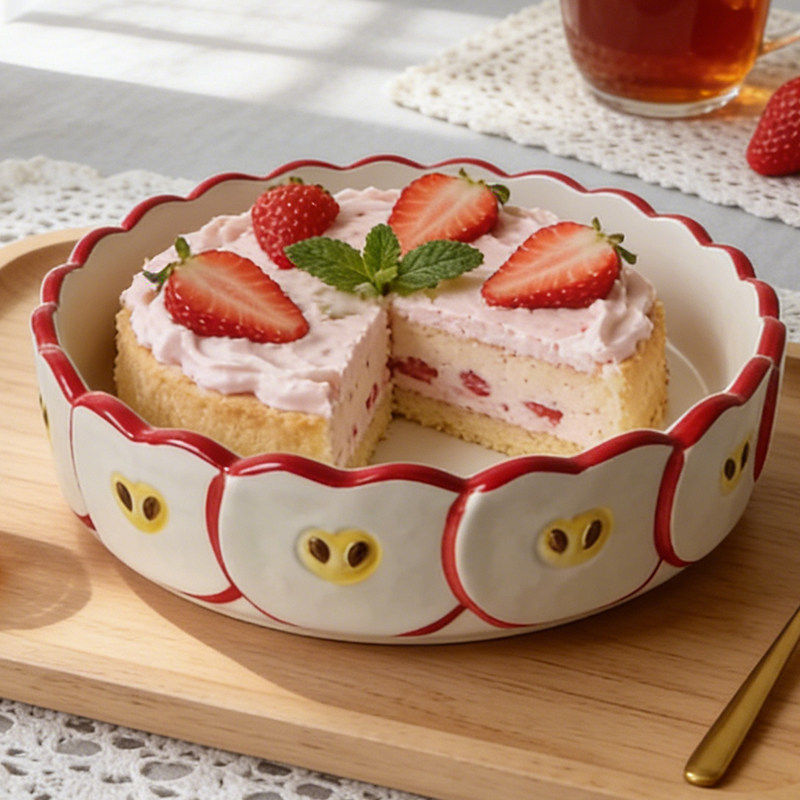 Sevimli elma şeklinde seramik  - Kitchen Baking Table incelemesi ve fiyatı