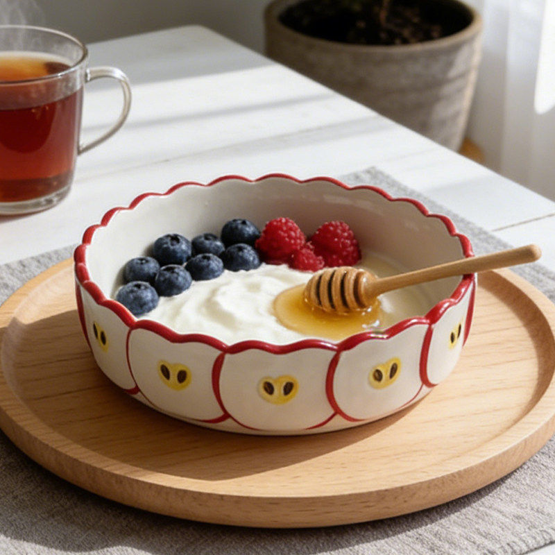 Sevimli elma şeklinde seramik  - Kitchen Baking Table incelemesi ve fiyatı