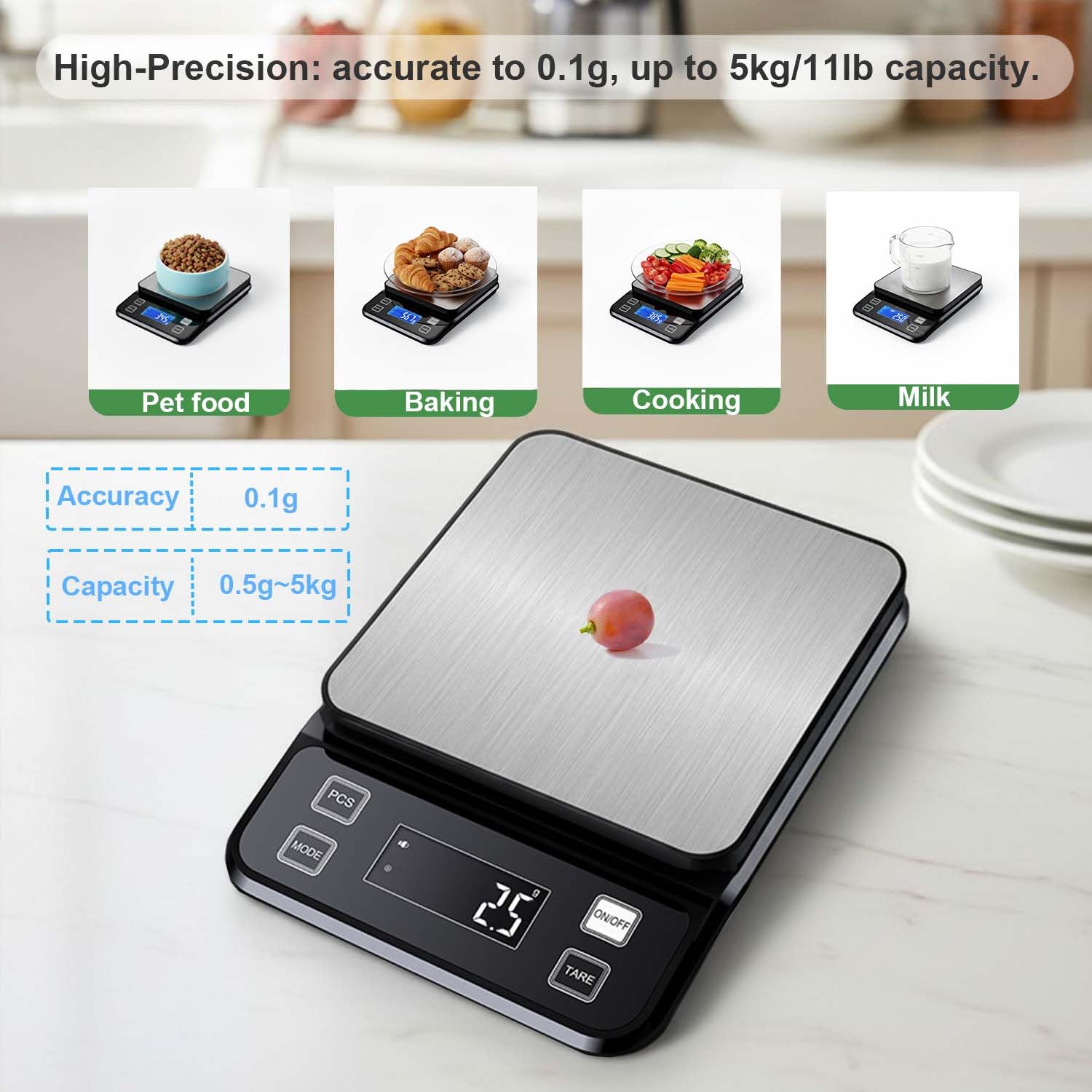 2026 Yeni Su Geçirmez Dijital  - Kitchen Scale Precise incelemesi ve fiyatı