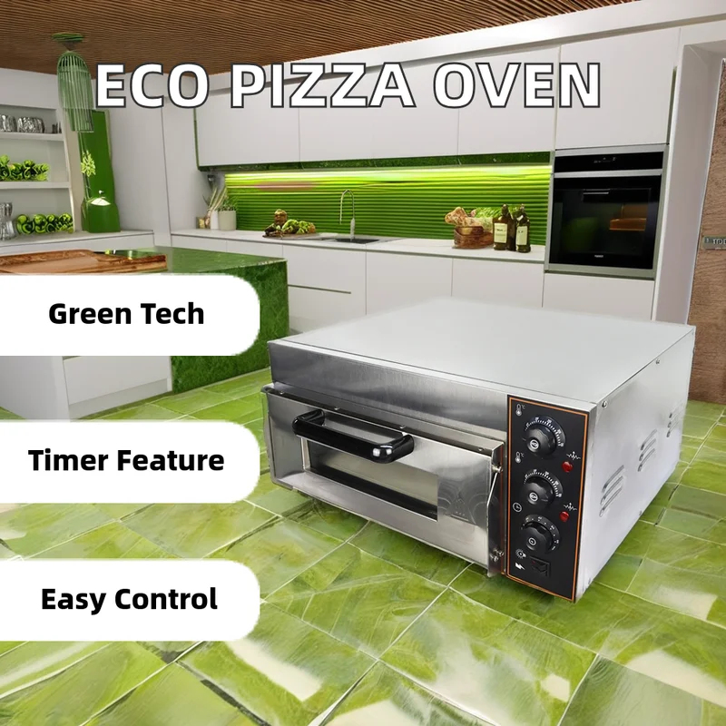 Paslanmaz Çelik Tek Katlı Pizz - Commercial Kitchen Baking Oven incelemesi ve fiyatı
