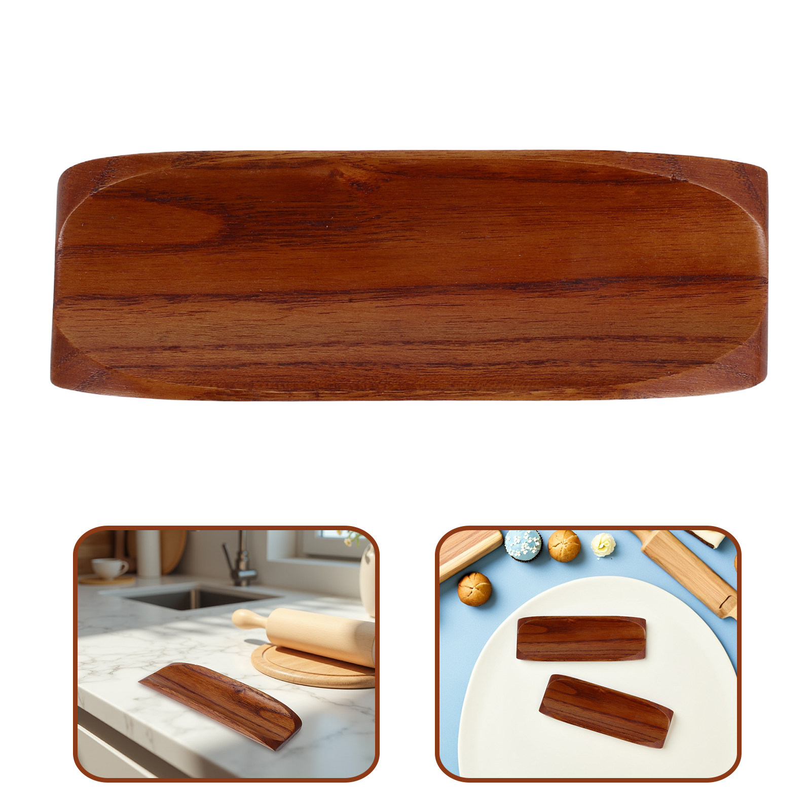 2 Adet Ahşap Oklava Tutucu, Te - Kitchen With Baking Station incelemesi ve fiyatı