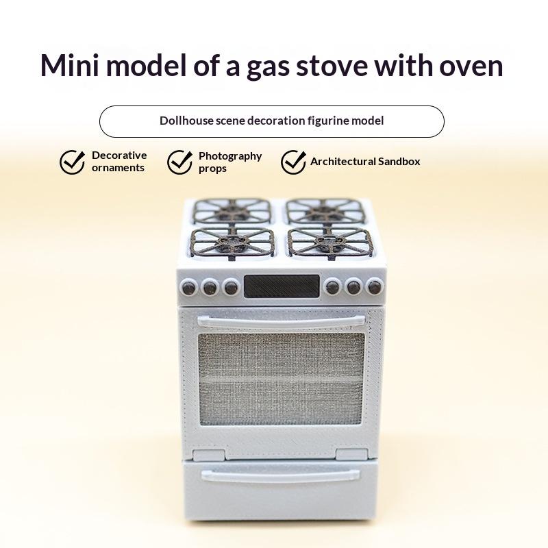 1/12 minyatür gaz sobası fırın - Kitchen Baking Table incelemesi ve fiyatı