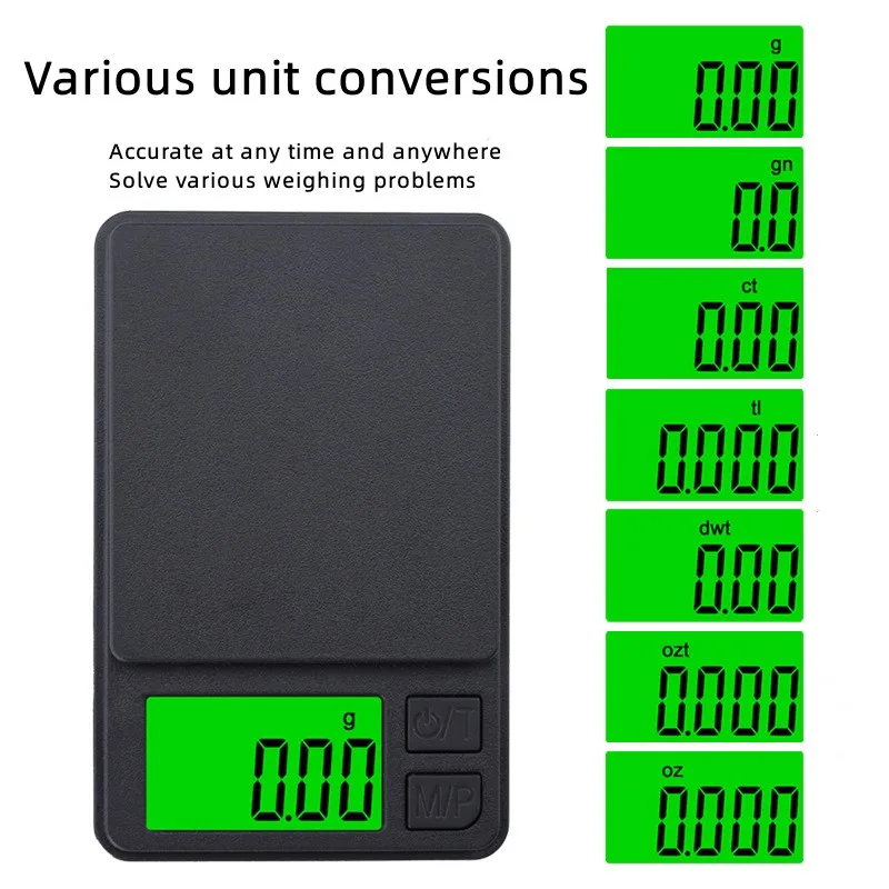 200/500/1000g 0.01g mini dijit - Kitchen Scale Precise incelemesi ve fiyatı