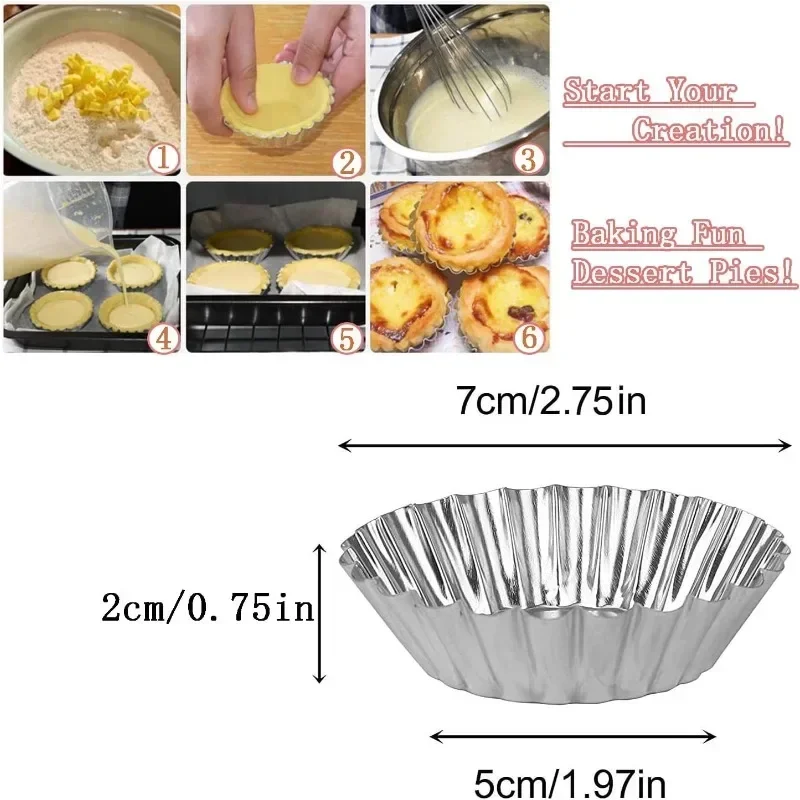 Alüminyum 7cm yumurta Molds ka - Kitchen Baking Tins incelemesi ve fiyatı