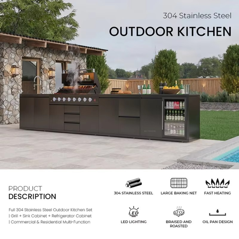 Açık Hava Mutfak Barbekü İstas - Kitchen With Baking Station incelemesi ve fiyatı